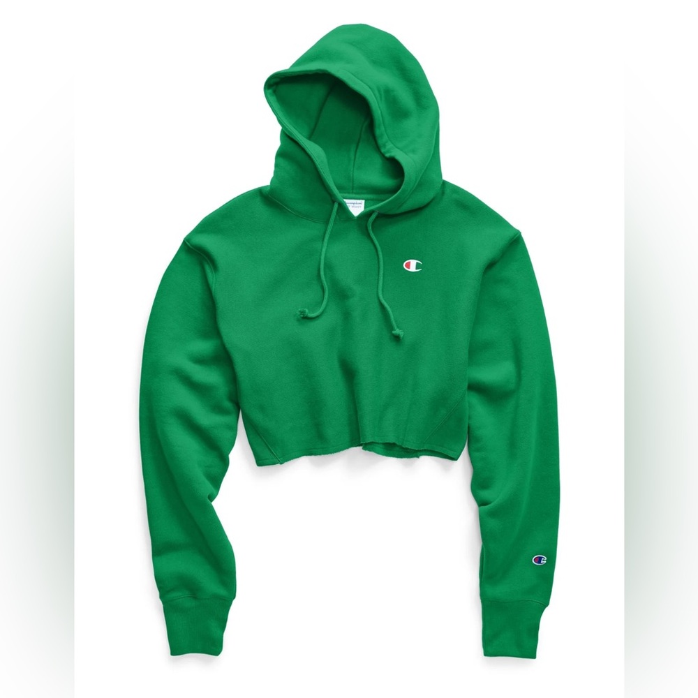 Champion Reverse Weave Cropped Cutoff Hoodie